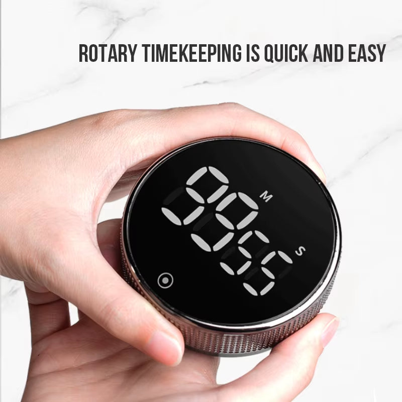 Digital Magnetic Kitchen Timer - LED Display