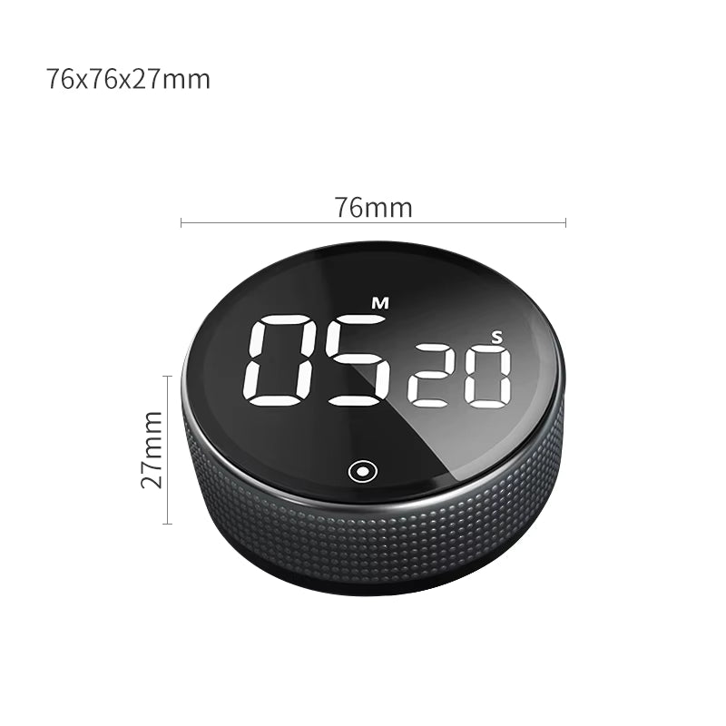 Digital Magnetic Kitchen Timer - LED Display