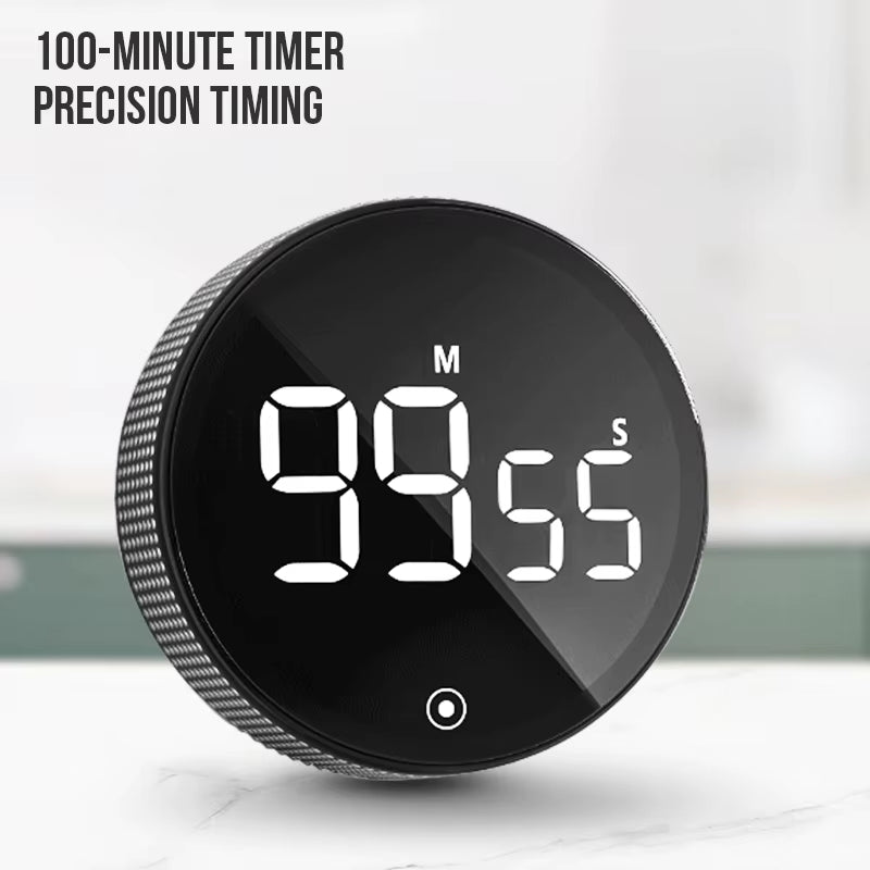 Digital Magnetic Kitchen Timer - LED Display