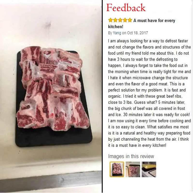 Chef’s Thawing Board – Defrost Like a Pro
