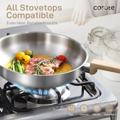 7-Piece Stainless Steel Cookware Set