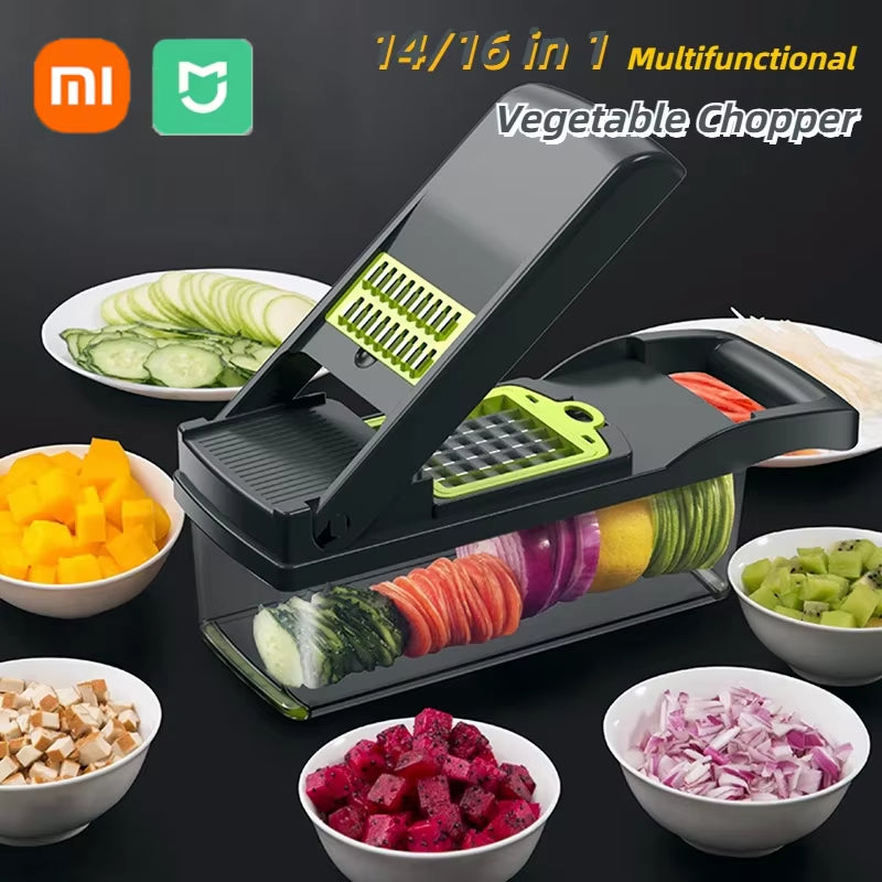 Xiaomi 14/16 in 1 Multifunctional Vegetable Chopper Cutting 