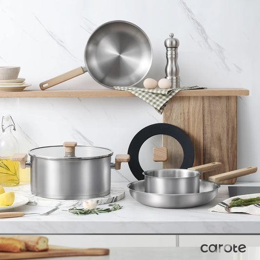 7-Piece Stainless Steel Cookware Set