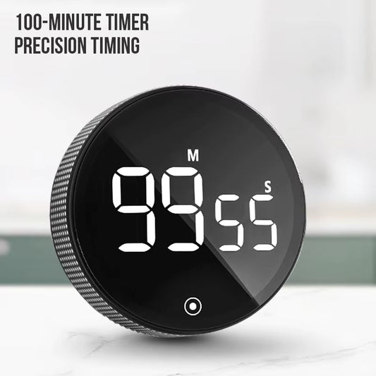 Digital Magnetic Kitchen Timer - LED Display 
