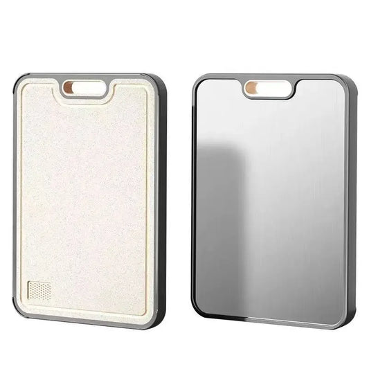 Cutting Board Double Sided Titanium Cutting Boards for Kitchen Double Sided Food Grade Pure Titanium Wheat Straw PP Easy to Clea