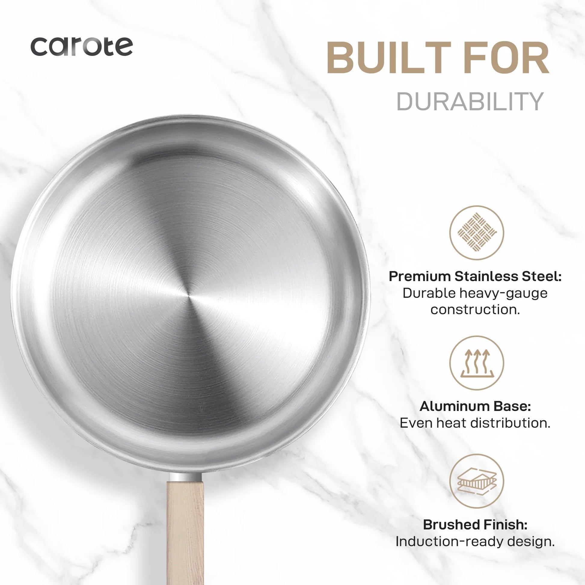 7-Piece Stainless Steel Cookware Set