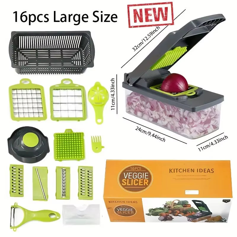 Xiaomi 14/16 in 1 Multifunctional Vegetable Chopper Cutting 