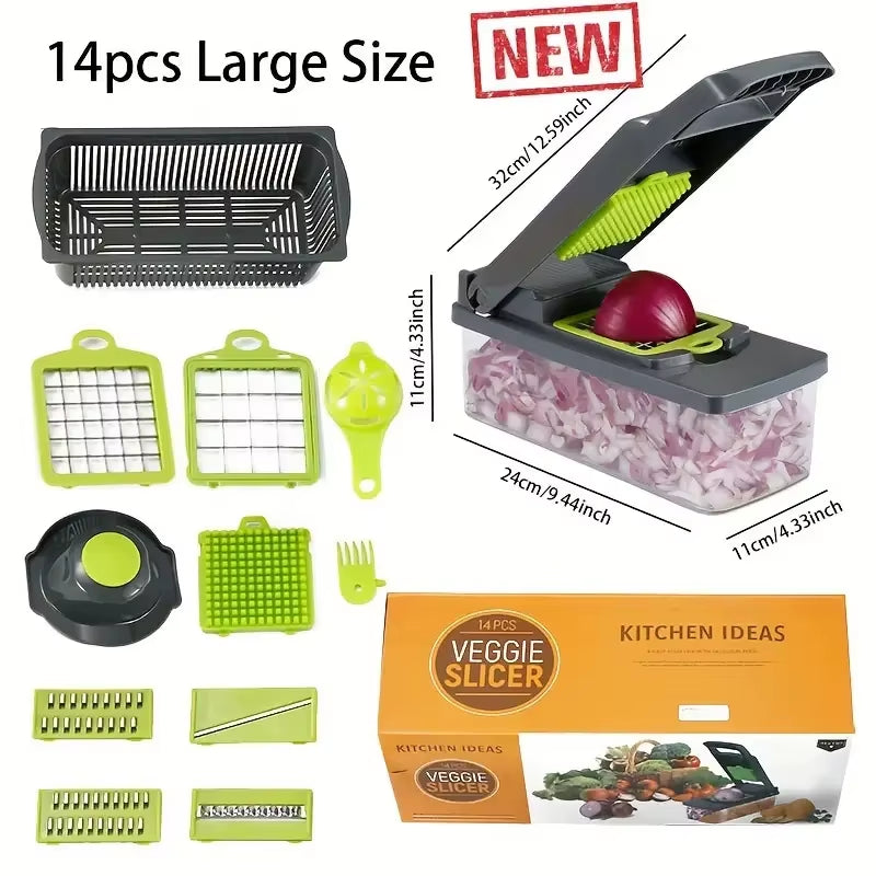 Xiaomi 14/16 in 1 Multifunctional Vegetable Chopper Cutting 