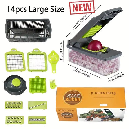 Xiaomi 14/16 in 1 Multifunctional Vegetable Chopper Cutting 