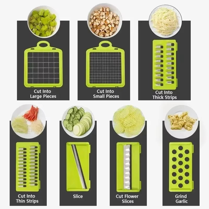 Xiaomi 14/16 in 1 Multifunctional Vegetable Chopper Cutting 