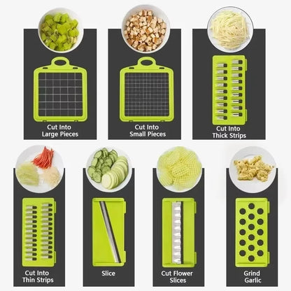 Xiaomi 14/16 in 1 Multifunctional Vegetable Chopper Cutting 