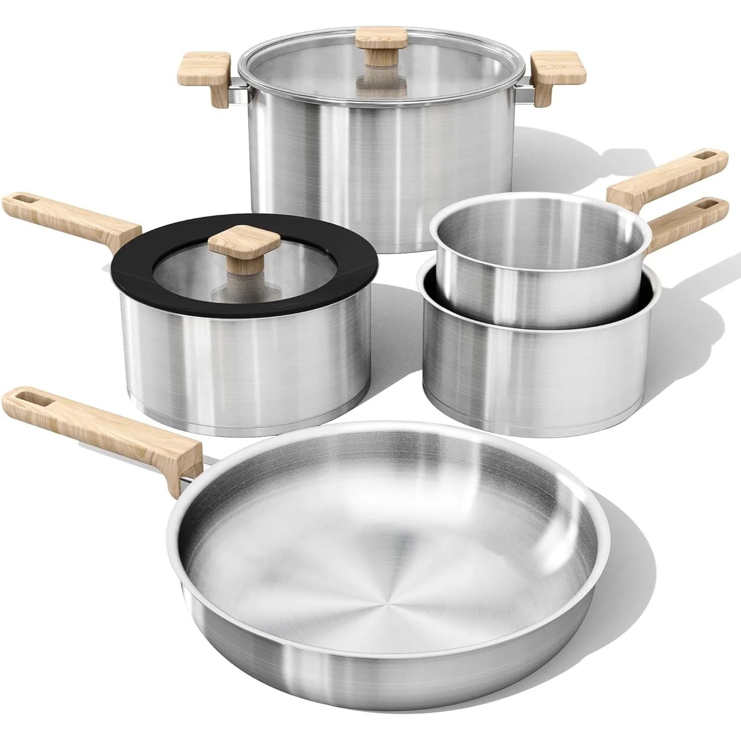 7-Piece Stainless Steel Cookware Set