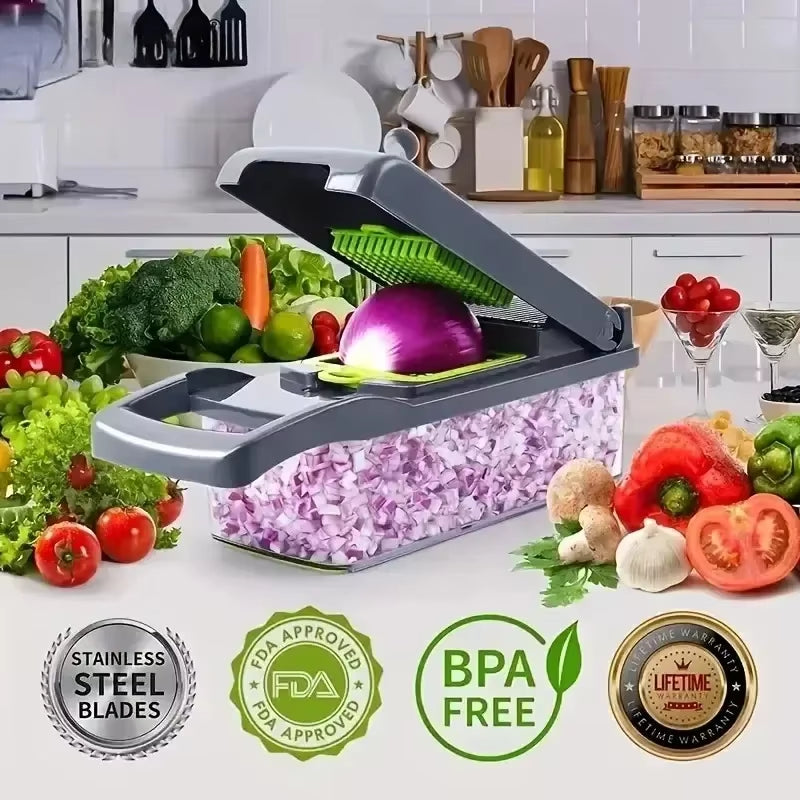Xiaomi 14/16 in 1 Multifunctional Vegetable Chopper Cutting 