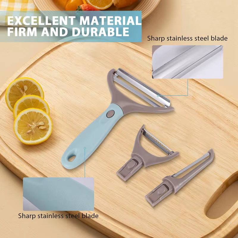 Premium 3-In-1 Vegetable Peeler Set